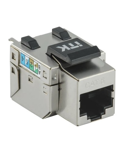 Модуль Keystone Jack кат. 6 FTP 110 IDC 90 град. розет. ITK CS1-1C06F-11 в Балашихе Модули Keystone Pintop.ru