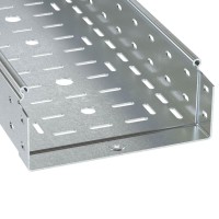 Лоток перфорированный 500х80 L 2000 толщ. 1,2 мм, горячеоцинкованный DKC (3531712HDZ)