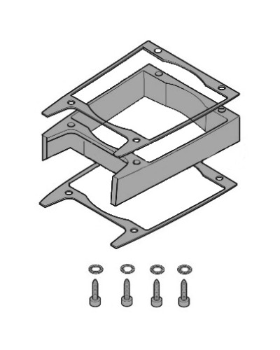 Удлинитель кожуха электродвигателя C-BXK, C-BXEK Came 119RICX043 в Балашихе Запчасти для шлагбаумов и автоматики Pintop.ru