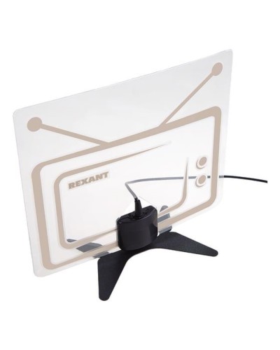 Антенна комнатная «Активная» для цифрового телевидения DVB-T2, Ag-717 REXANT 34-0717 в Балашихе Системы видеонаблюдения Pintop.ru