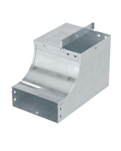 Угол CSSD 90 вертикальный внутр. переходник прав. осн.400 H50 горячеоцинкованный DKC 37665KHDZ в Балашихе Аксессуары для лотков Pintop.ru