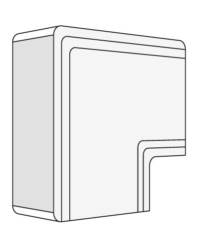 Угол плоский 40x40 NPAN DKC 01738 в Балашихе Аксессуары для кабель-канала Pintop.ru