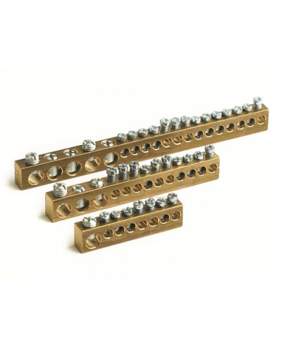 Колодка клеммная 12мод. (отв.3х5.4мм+10х4.5мм) DKC 87412 в Балашихе Коммутационные изделия Pintop.ru