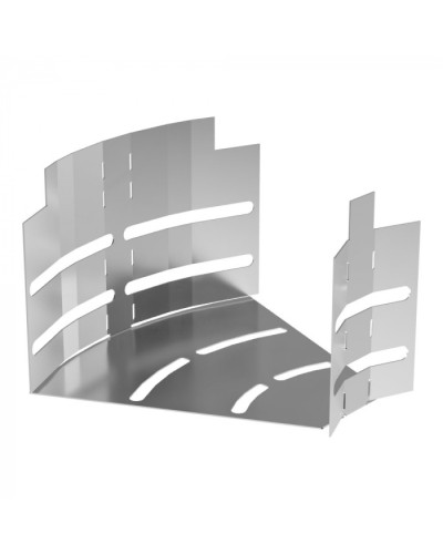 Угол горизонтальный изменяемый 0-45 градусов Стандарт INOX (AISI 304) 150х100 Промрукав (PR16.3589) в Балашихе Аксессуары для лотков Pintop.ru