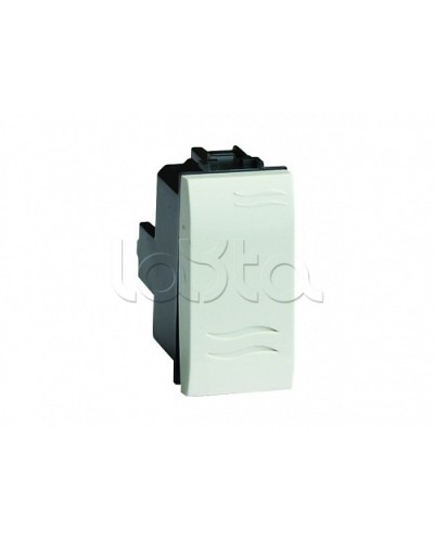 Выключатель типа кнопка, белый, 1мод. DKC 76021B в Балашихе Аксессуары для стоек и шкафов Pintop.ru