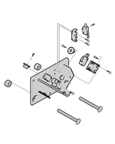 Механические упоры концевых положений G4040 G4041 в сборе Came 119RIG177 в Балашихе Запчасти для шлагбаумов и автоматики Pintop.ru