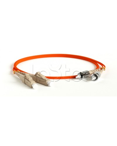 Патч-корд волоконно-оптический MM 62.5/125, ST-LC, duplex, LSZH, 1 м Hyperline FC-D2-62-LC/PR-ST/PR-H-1M-LSZH-OR (FC-62-ST-LC-PC-1M) в Балашихе Патч-корды оптические Pintop.ru