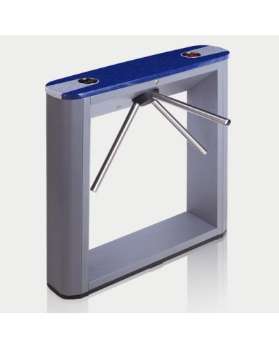 Турникет тумбовый электромеханический со стандартными планками, синей крышкой PERCo-TTD-03.1G (стандартные планки, синяя крышка) в Балашихе Турникеты Pintop.ru