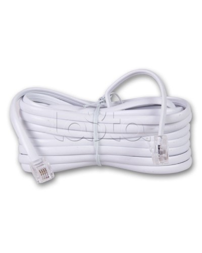 Удлинитель телефонный 3 м белый (10шт/уп) REXANT 18-3031 в Балашихе Патч-корды и пигтейлы Pintop.ru
