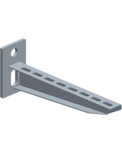 Консоль перфорированная для лотка шириной 300мм LANMASTER LAN-MT-BP300-EZ в Балашихе Аксессуары для лотков Pintop.ru