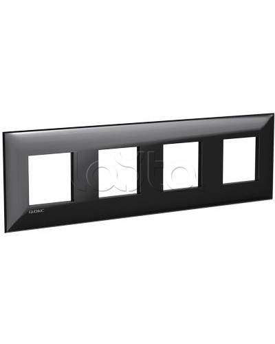 Рамка ARTLEBEDEV Черный квадрат Avanti, 8 мод. DKC 4402908 в Балашихе Аксессуары для лотков Pintop.ru