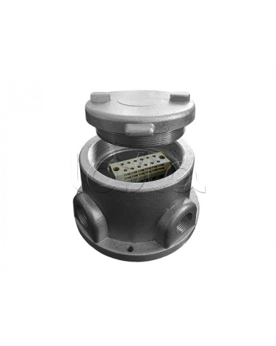 Ех-коробка металлическая Магнито-Контакт «СЕВЕРЛЕНД» П, МКВМ М20 + МКВМ М20 в Балашихе Распределительные коробки Pintop.ru