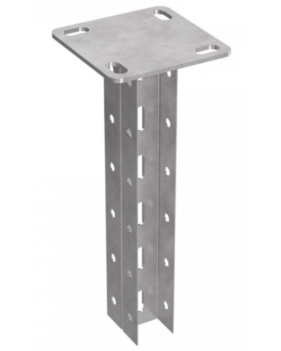 Стойка двойная потолочная для средних нагрузок 35х30х500 пятка 120х120 Промрукав (PR08.2599) в Балашихе Аксессуары для лотков Pintop.ru