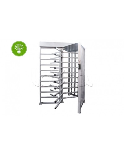 Турникет полноростовой с подогревом 3V RUBEZH STRAZH Model X УХЛ 2.1 OSDP MF (T-1000) в Балашихе Турникеты Pintop.ru