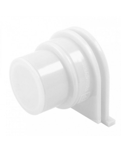 Переходник универсальный на гофрированную трубу белый (50шт/1000шт уп/кор) Промрукав (PR13.0321) в Балашихе Аксессуары для кабель-канала Pintop.ru