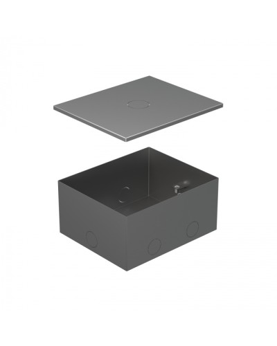 BOX/4 Металлическая коробка с крышкой для заливки в пол 159,6х133,6х75мм для люков 70040 Экопласт (70141) в Балашихе Системы лючков и колонн Pintop.ru
