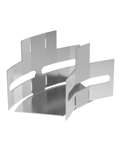 Угол горизонтальный изменяемый 0-45 градусов Стандарт INOX (AISI 304) 50х50 Промрукав (PR16.3583) в Балашихе Аксессуары для лотков Pintop.ru