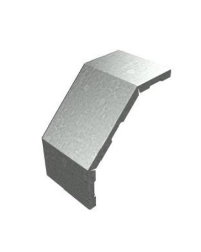 Крышка угла вертикального внешнего 90° 500х15 (1,0) для лестничного лотка ПожТехКабель (651-444) в Балашихе Аксессуары для лотков Pintop.ru