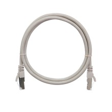 Шнур коммутационный 2хRJ45/8P8C S/FTP кат.6 (NMC-PC4SE55B-005-GY) NIKOMAX (0.5 м)