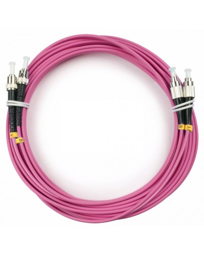 Шнур оптический duplex FC-ST 50/125 mm OM4 5м LSZH Cabeus FOP-50-OM4-FC-ST-5m в Балашихе Патч-корды оптические Pintop.ru