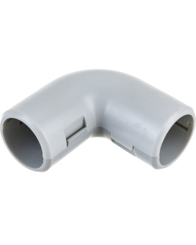 CI25G Угол 90 гр.(2част.), без галогена, для труб D25мм, цвет белый (1уп = 25шт) Экопласт (41225-25HF-W) в Балашихе Повороты, муфты, тройники Pintop.ru