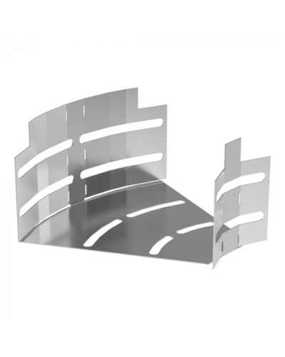 Угол горизонтальный изменяемый 0-45 градусов Стандарт INOX (AISI 304) 150х80 Промрукав (PR16.3588) в Балашихе Аксессуары для лотков Pintop.ru