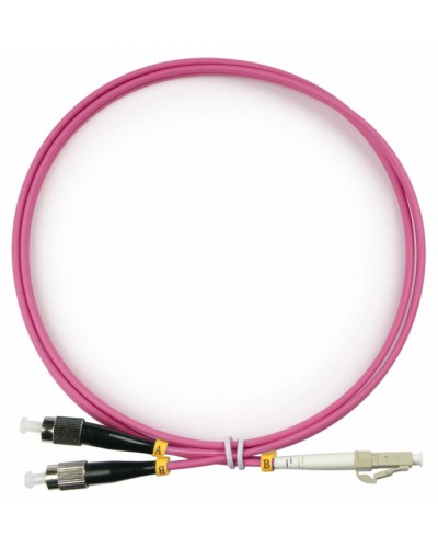 Шнур оптический duplex LC-FC 50/125 mm OM4 1,5м LSZH Cabeus FOP-50-OM4-LC-FC-1,5m в Балашихе Патч-корды оптические Pintop.ru