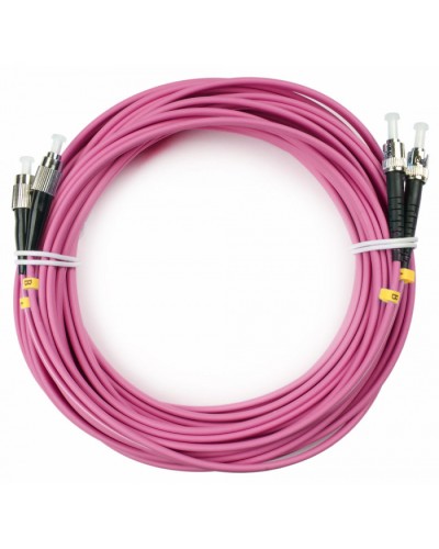 Шнур оптический duplex FC-ST 50/125 mm OM4 15м LSZH Cabeus FOP-50-OM4-FC-ST-15m в Балашихе Патч-корды оптические Pintop.ru