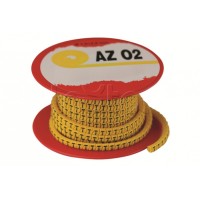 Колечко маркировочное -, 1,3-2,5мм. черное на желтом DKC AZO211BY