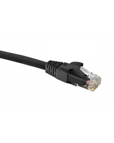 Коммутационный шнур категории 5e U/UTP, LSZH, 0,5 м, черный Eurolan (21D-U5-0EBL) в Балашихе Патчкорды (медные) Pintop.ru