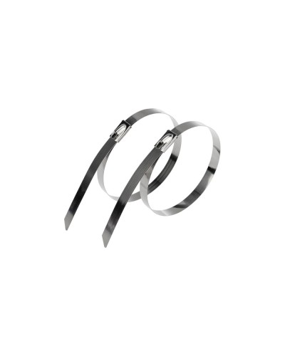 Стяжка кабельная стальная (304) 400x4,6мм (50 шт/уп) REXANT (07-0408) в Балашихе Стяжки-хомуты Pintop.ru