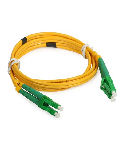Шнур оптический duplex LC/APC-LC/APC 9/125 sm 7м LSZH Cabeus FOP(d)-9-LC/APC-LC/APC-7m в Балашихе Патч-корды оптические Pintop.ru