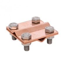 Зажим крестовидный прут-прут (пластина 57x57мм) Cu EKF PROxima (lp-g3109-cu)