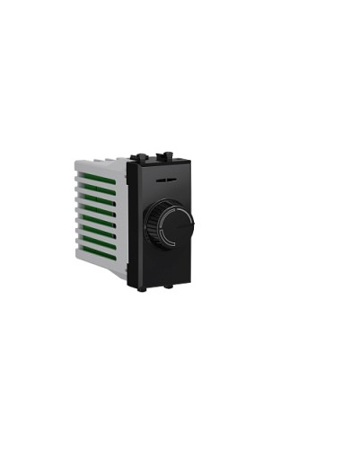 Диммер поворотный Черный квадрат, Avanti, 16A, 1 мод. DKC 4402131 в Балашихе Аксессуары для стоек и шкафов Pintop.ru