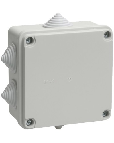 Коробка КМ41233 распаячная для о/п (RAL7035, 6 гермовводов) IEK UKO11-100-100-050-K41-44 в Балашихе Распределительные коробки Pintop.ru