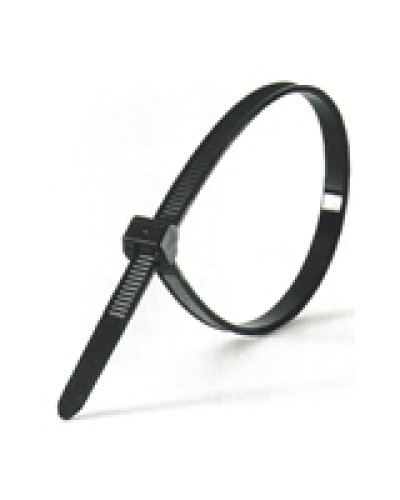 Хомут кабельный 4,8x400 мм, черный (100 шт/уп) Экопласт 45400BL в Балашихе Стяжки-хомуты Pintop.ru