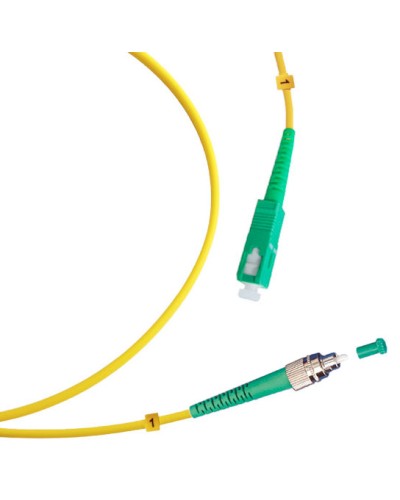 Шнур оптический simplex FC/APC-SC/APC 9/125 sm 1,5м LSZH Cabeus FOP(s)-9-FC/APC-SC/APC-1,5m в Балашихе Патч-корды оптические Pintop.ru
