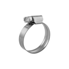 Хомут червячный 16-27/12-0,8мм, нержавеющая сталь W2, (50 шт/уп) REXANT 07-0716-12