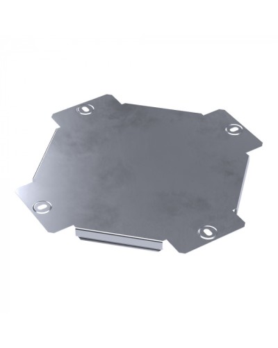 Крышка ответвителя Х-образного Стандарт INOX (AISI 316) 100 Промрукав (PR16.3224) в Балашихе Аксессуары для лотков Pintop.ru