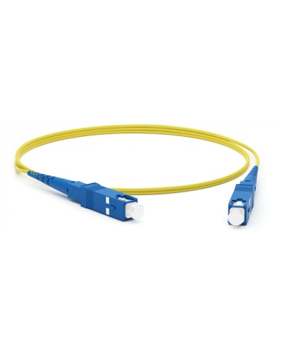Патч-корд волоконно-оптический Hyperline FC-S2-9-SC/UR-SC/UR-H-1M-LSZH-YL в Балашихе Патч-корды оптические Pintop.ru