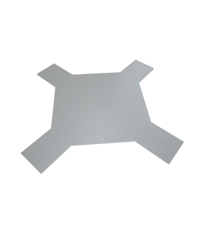 Крышка лестничного Х-разветвителя 100 мм HD КМ-Профиль (KLXD100 HD) в Балашихе Аксессуары для лотков Pintop.ru