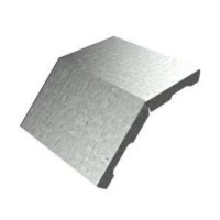 Крышка угла вертикального внешнего 45° 300х15 (0,7) для лестничного лотка ПожТехКабель (651-202)