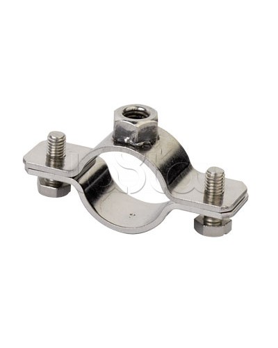 Хомут для тяжелых нагрузок 20-24 (3/4) мм, M8, нержавеющая сталь AISI 316L DKC (6040-012X) в Балашихе Стяжки-хомуты Pintop.ru