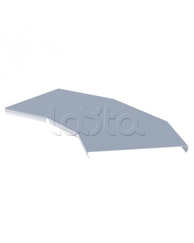 Крышка на угол 45 град. горизонтальный для лестничнго лотка 600 мм EKF (kglt45600) в Балашихе Аксессуары для лотков Pintop.ru