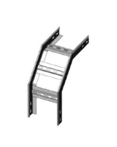 Угол вертикальный внешний 90° 600х50 (1,2) для лестничного лотка ПожТехКабель (651-305) в Балашихе Кабельные лотки Pintop.ru