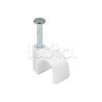 Скоба крепежная круглая (7мм.) (50шт.) EKF PROxima (plcn-sr-7)