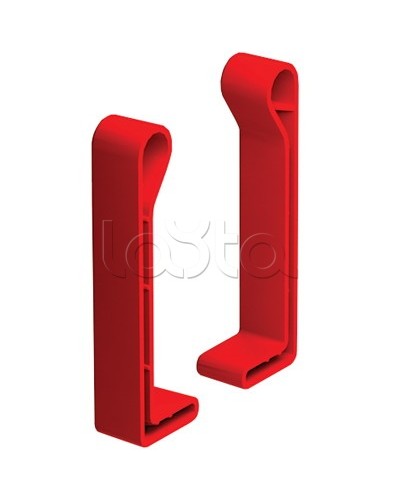 Комплект торцевых заглушек, правая + левая, H 100, полиэтилен RAL3020 DKC LS1000 в Балашихе Крепежные изделия Pintop.ru