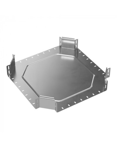 Ответвитель Х-образный Стандарт INOX (AISI 304) 400х100 Промрукав (PR16.3186) в Балашихе Аксессуары для лотков Pintop.ru