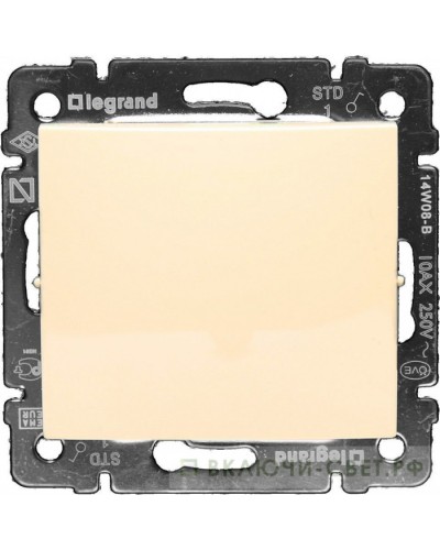 Переключатель на два направления Valena 10 AX 250 В слоновая кость Legrand 774306 в Балашихе Аксессуары для кабель-канала Pintop.ru