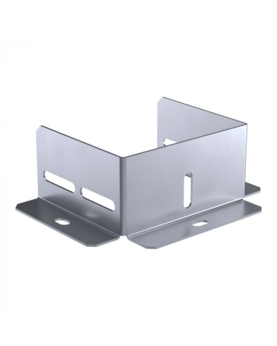 Универсальный ввод трассы лотков Стандарт INOX (AISI 316) 100х100 Промрукав (PR16.3698) в Балашихе Аксессуары для лотков Pintop.ru